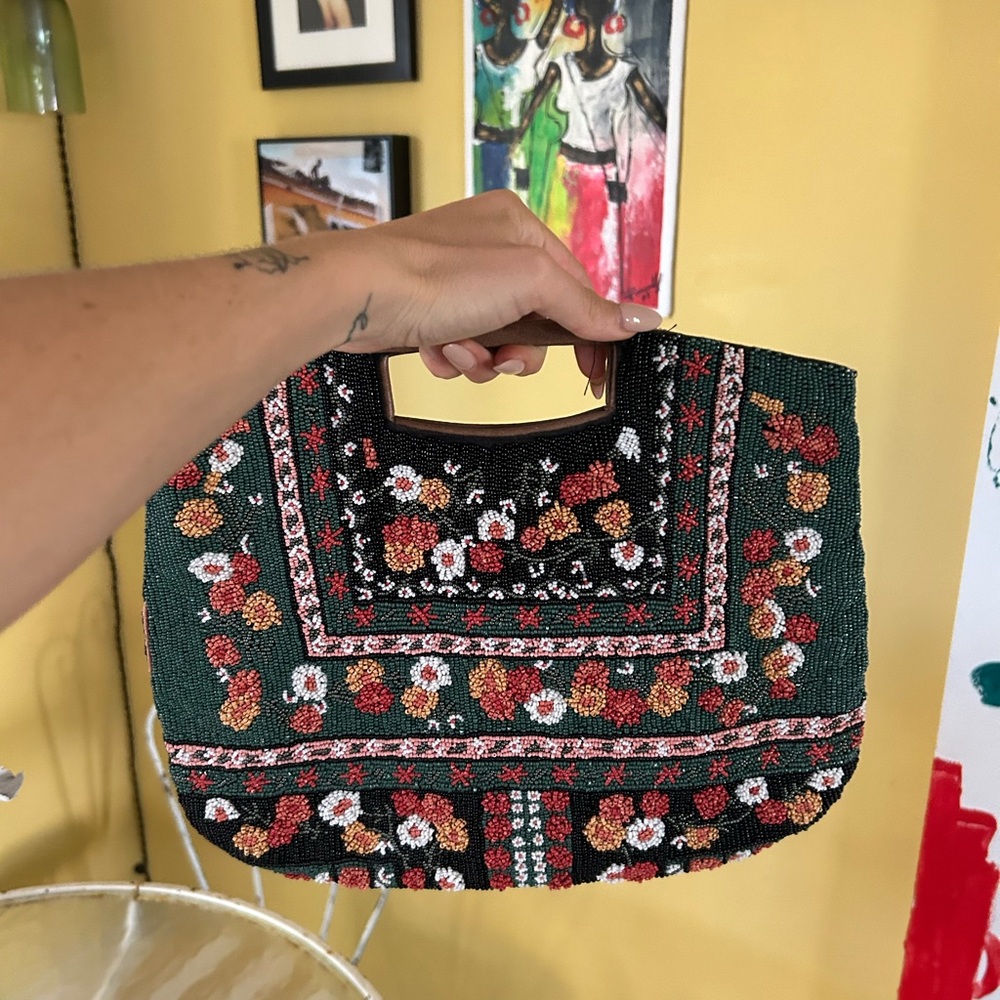 Anthropologie beaded purse
